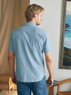 Short-Sleeve Stretch Playa Shirt (Tall) -*Faherty Brand Best