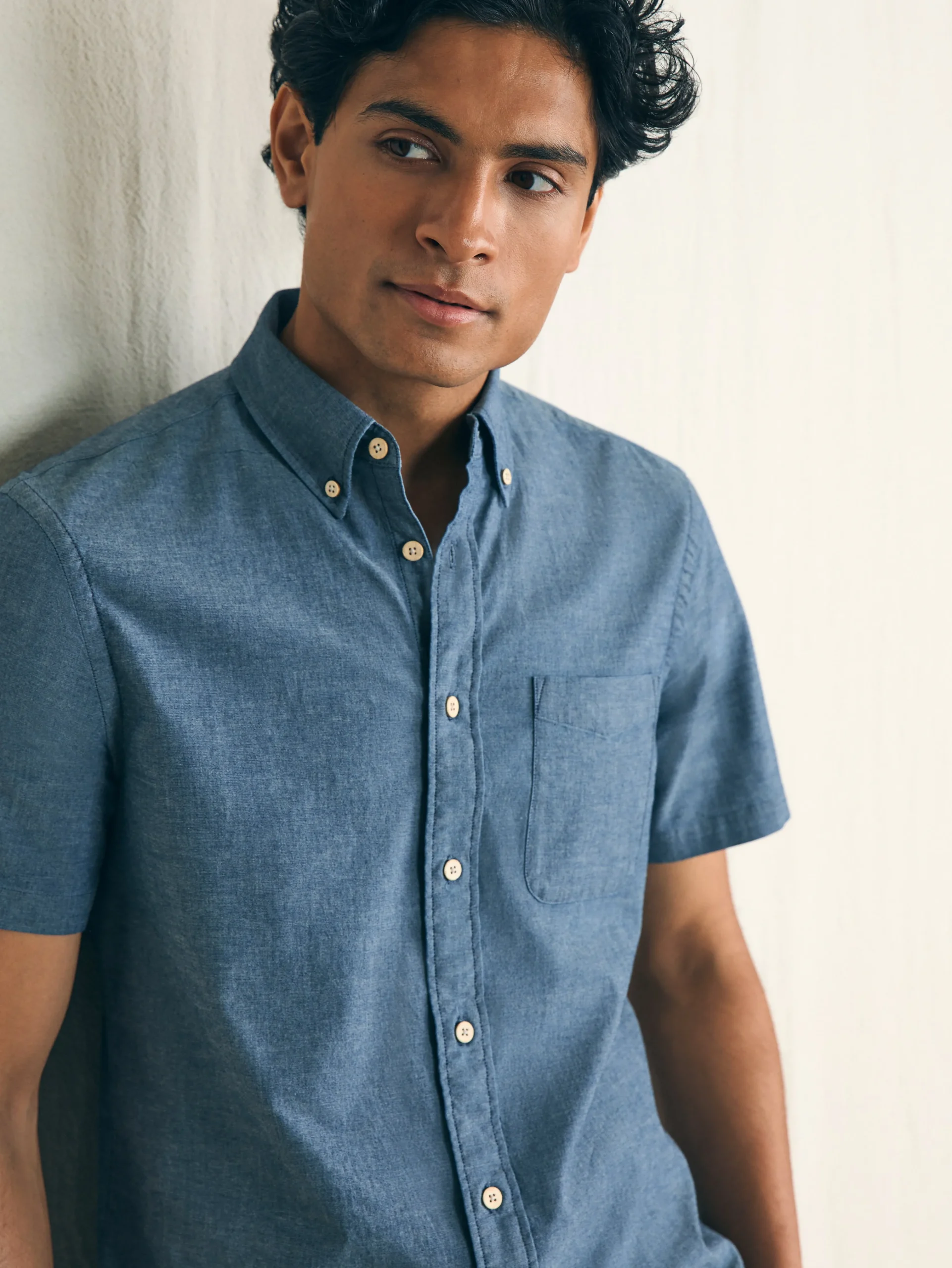 Short-Sleeve Stretch Playa Shirt (Tall) -*Faherty Brand Outlet