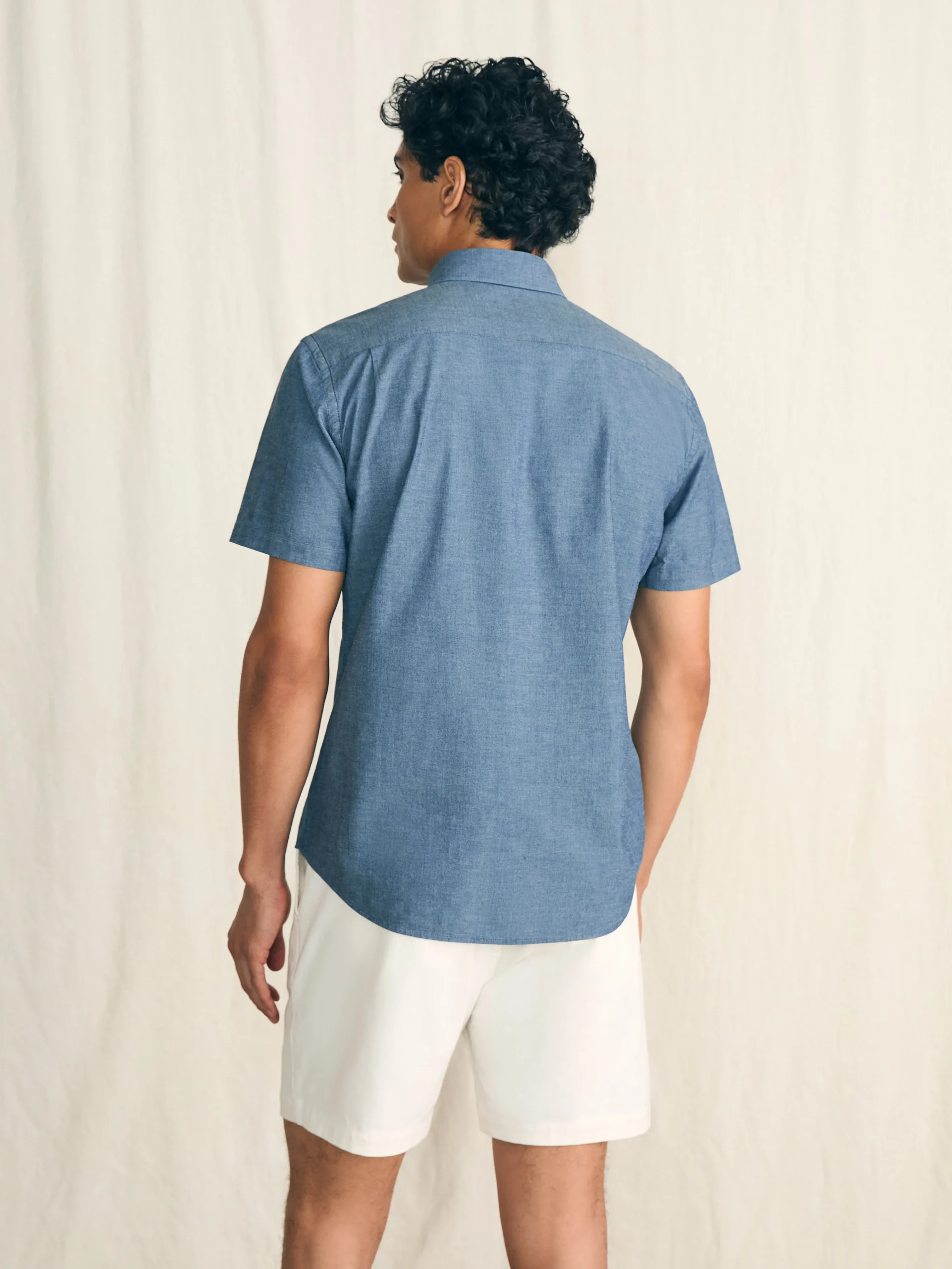 Short-Sleeve Stretch Playa Shirt (Tall) -*Faherty Brand Outlet