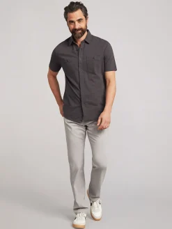 Short-Sleeve Sunwashed Knit Shirt (Tall) -*Faherty Brand