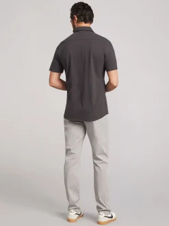 Short-Sleeve Sunwashed Knit Shirt (Tall) -*Faherty Brand