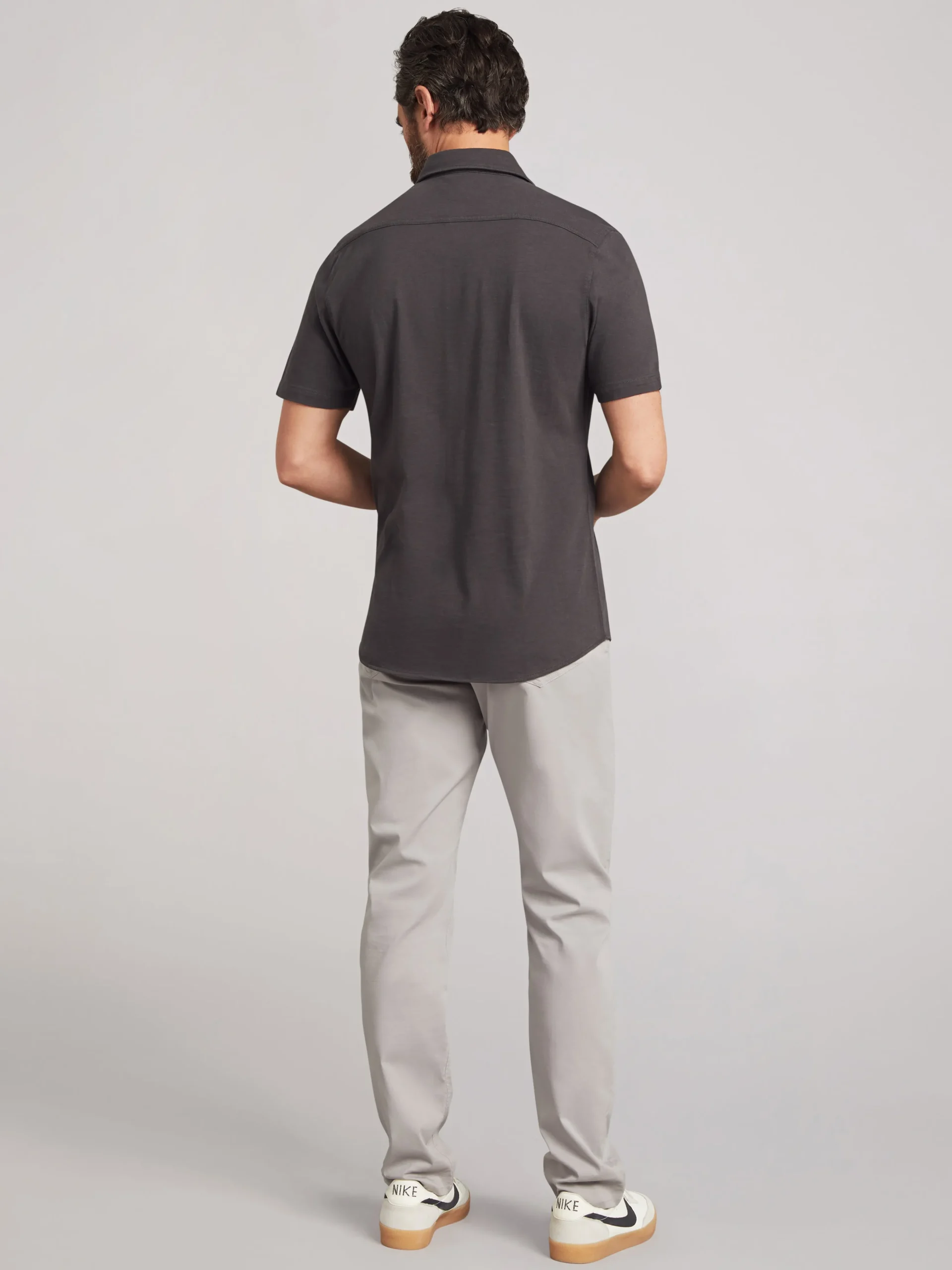 Short-Sleeve Sunwashed Knit Shirt (Tall) -*Faherty Brand