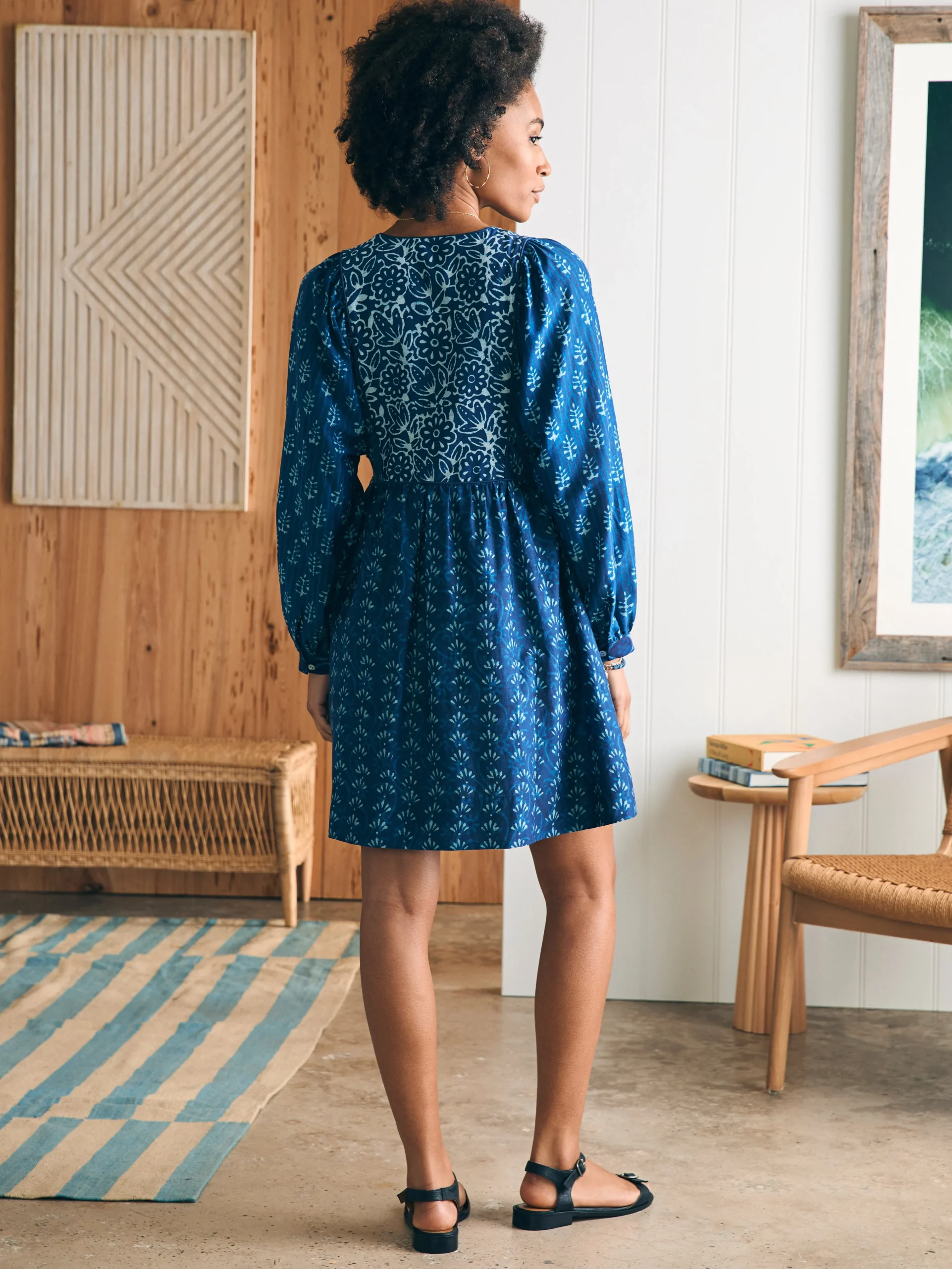 Silk Blend Solstice Mini Dress -*Faherty Brand Discount