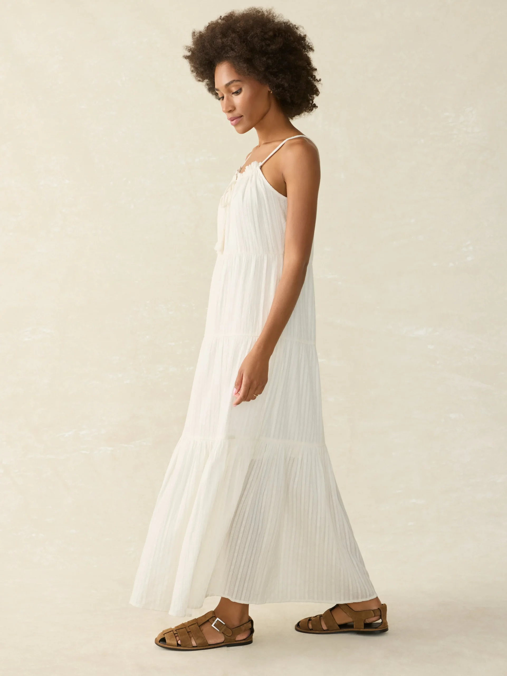 Silk Blend Sun Chaser Maxi Dress -*Faherty Brand Outlet