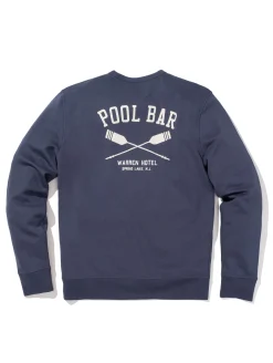 Spring Lake Long-Sleeve Terry Pool Bar Crewneck -*Faherty Brand Online