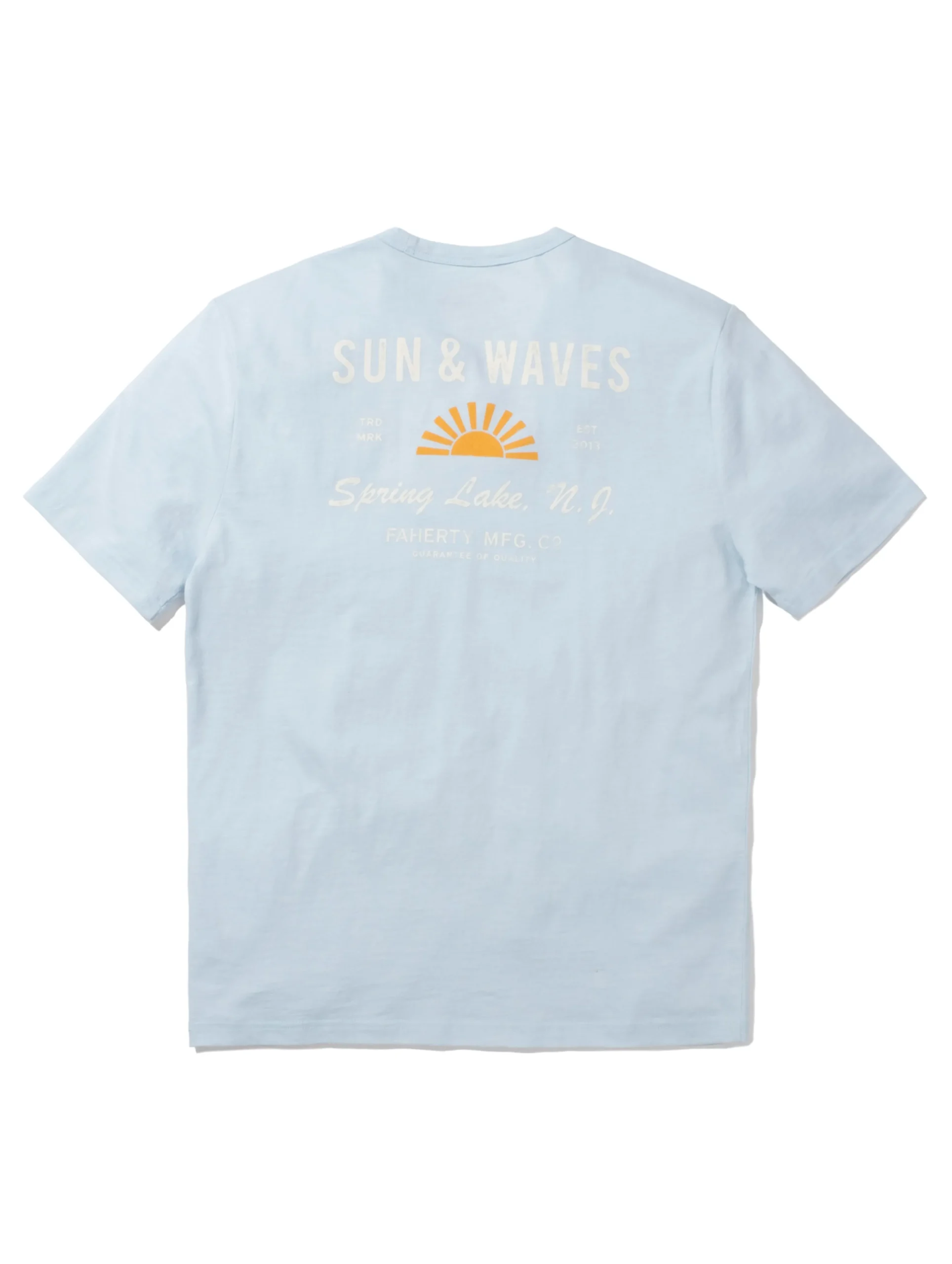 Spring Lake Short-Sleeve Crew T-Shirt -*Faherty Brand Best