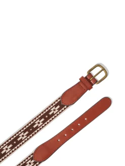 Steven Paul Judd Chahtah Embroidered Belt -*Faherty Brand Outlet