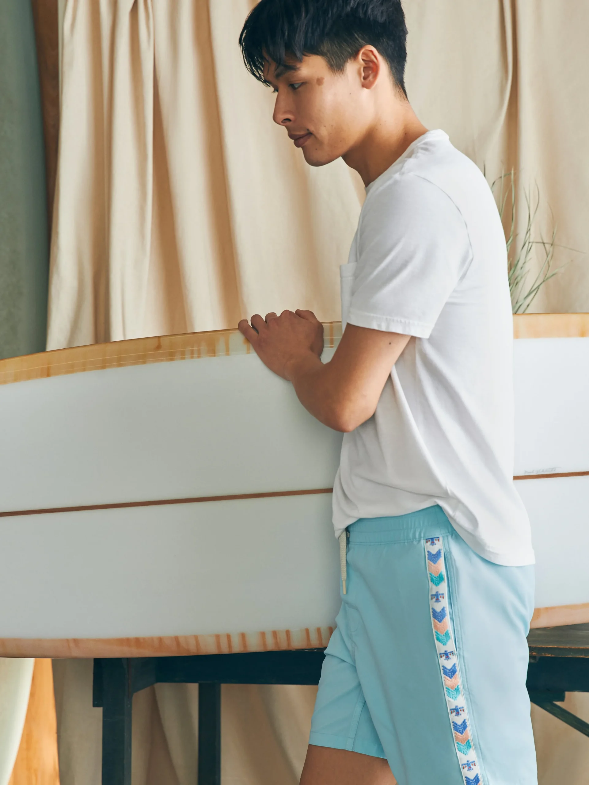 Steven Paul Judd Good Medicine Sunwashed Boardshort -*Faherty Brand Outlet