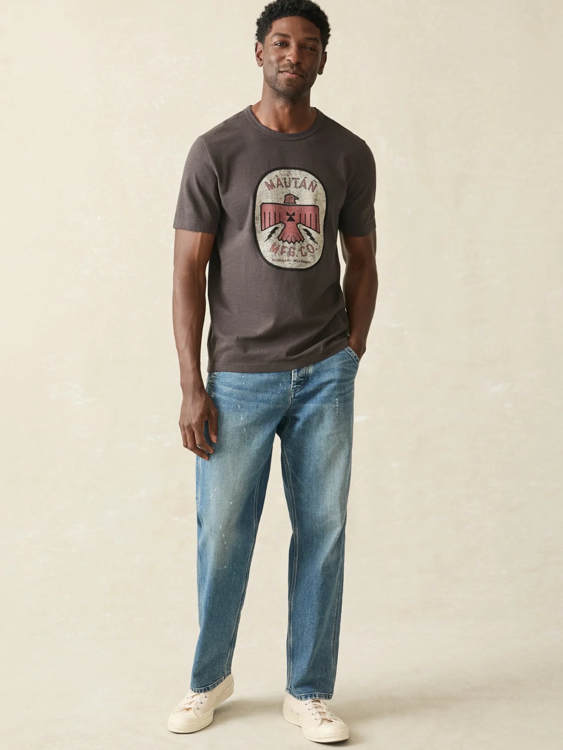 Steven Paul Judd Sunwashed Tee -*Faherty Brand Online