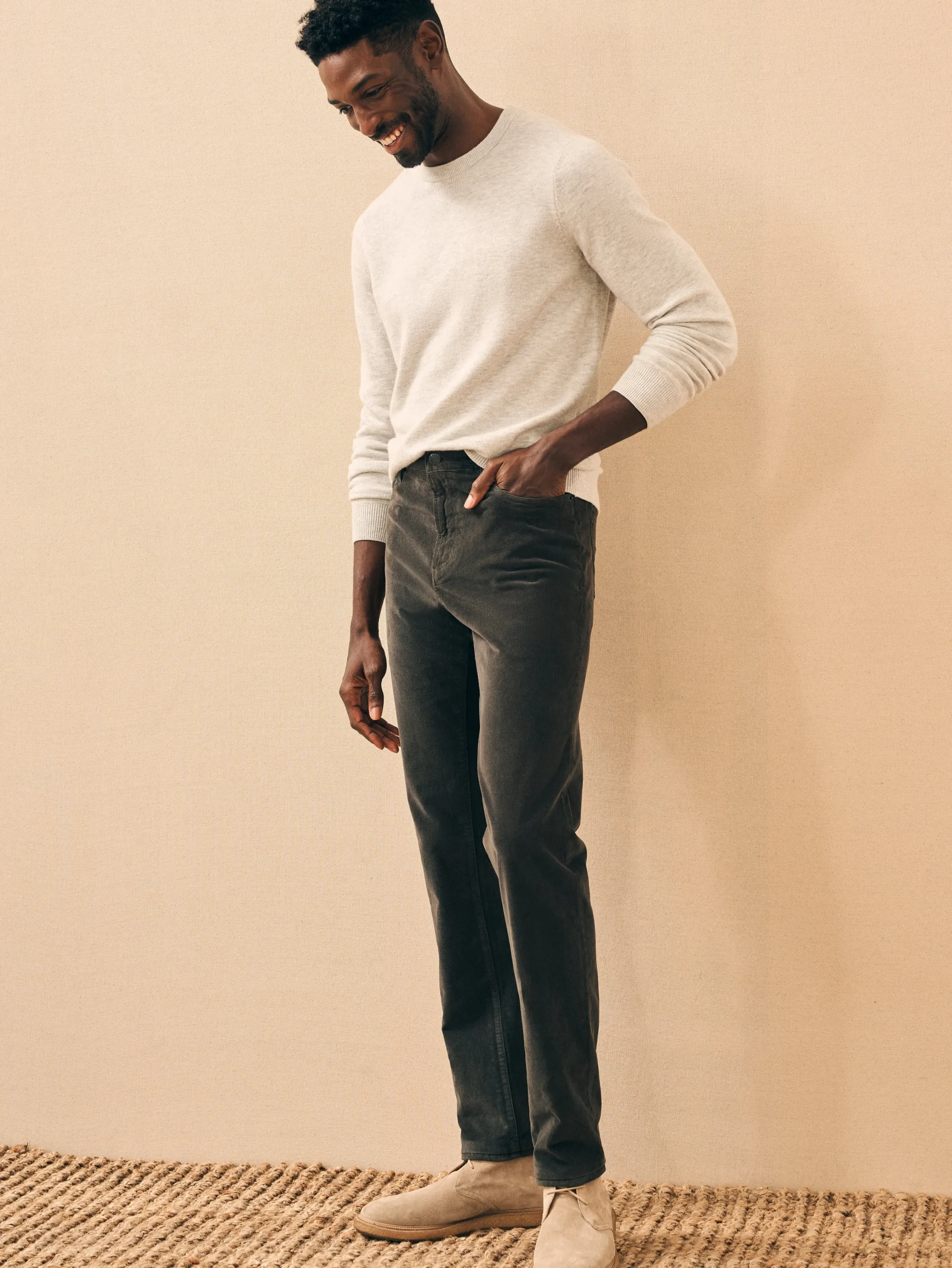 Stretch Corduroy 5-Pocket Pant (34" Inseam) -*Faherty Brand Discount