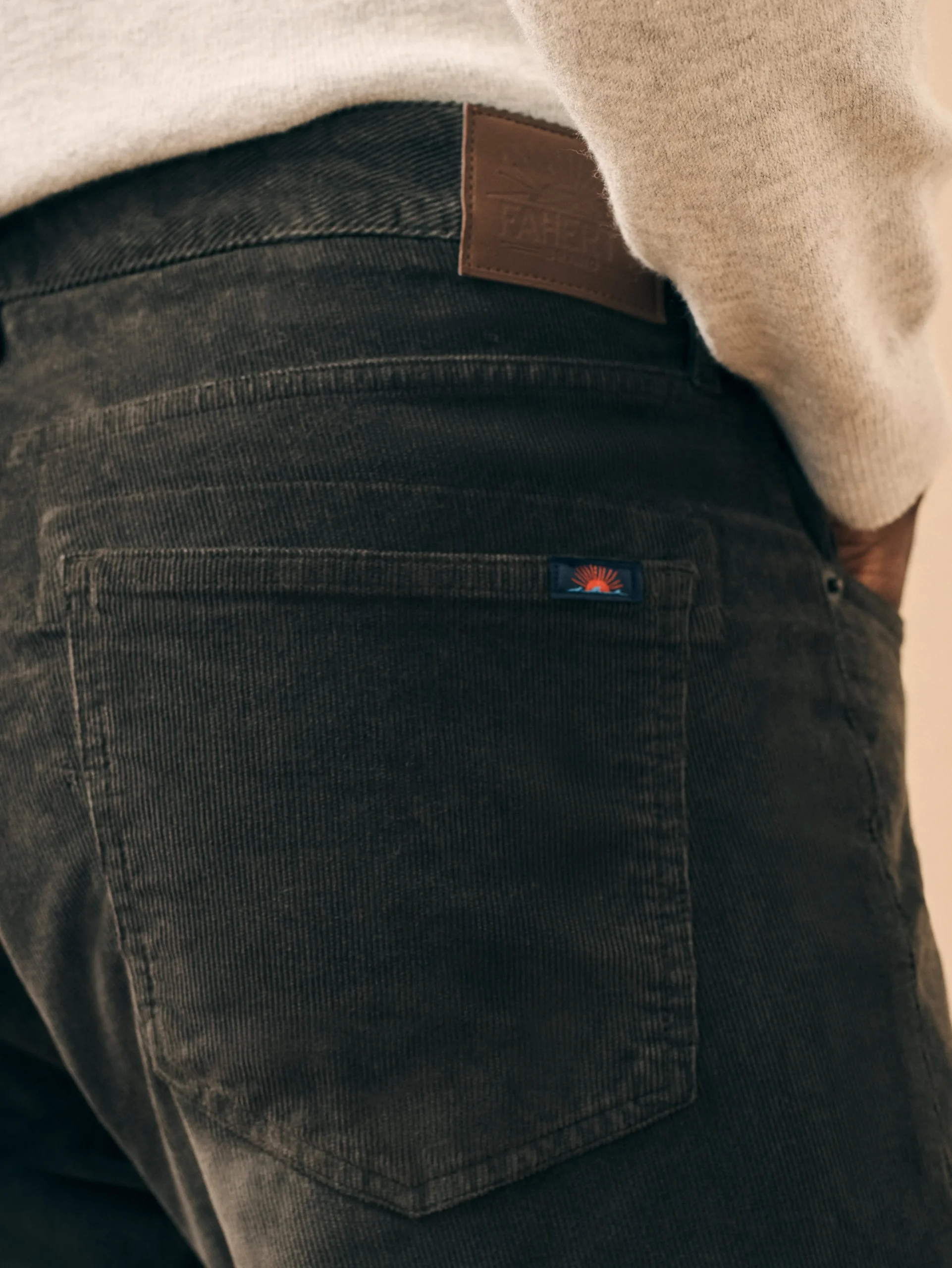 Stretch Corduroy 5-Pocket Pant (34" Inseam) -*Faherty Brand Discount