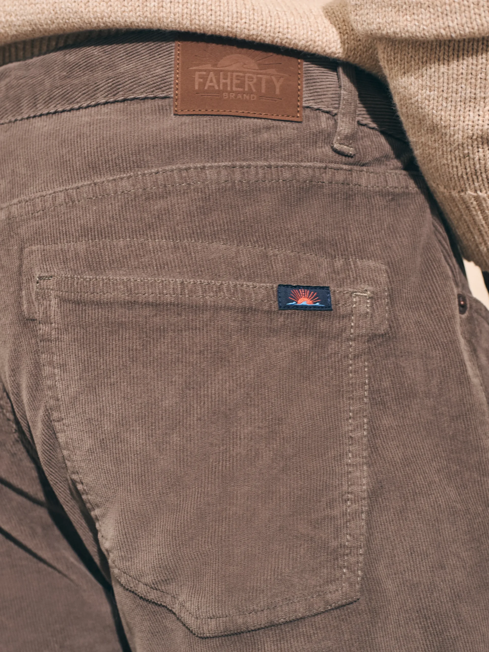 Stretch Corduroy 5-Pocket Pant (32" Inseam) -*Faherty Brand Discount