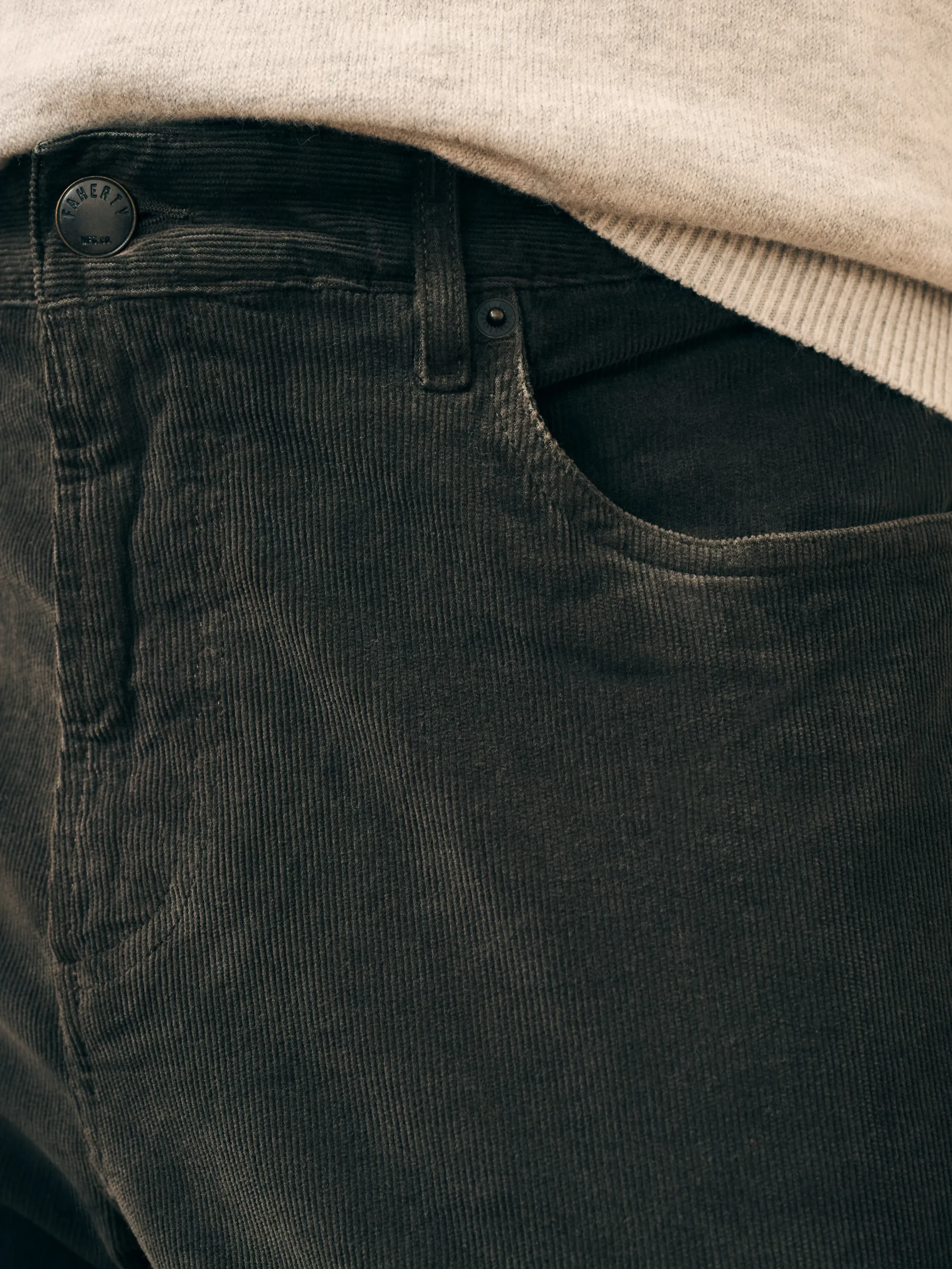 Stretch Corduroy 5-Pocket Pant (32" Inseam) -*Faherty Brand Sale