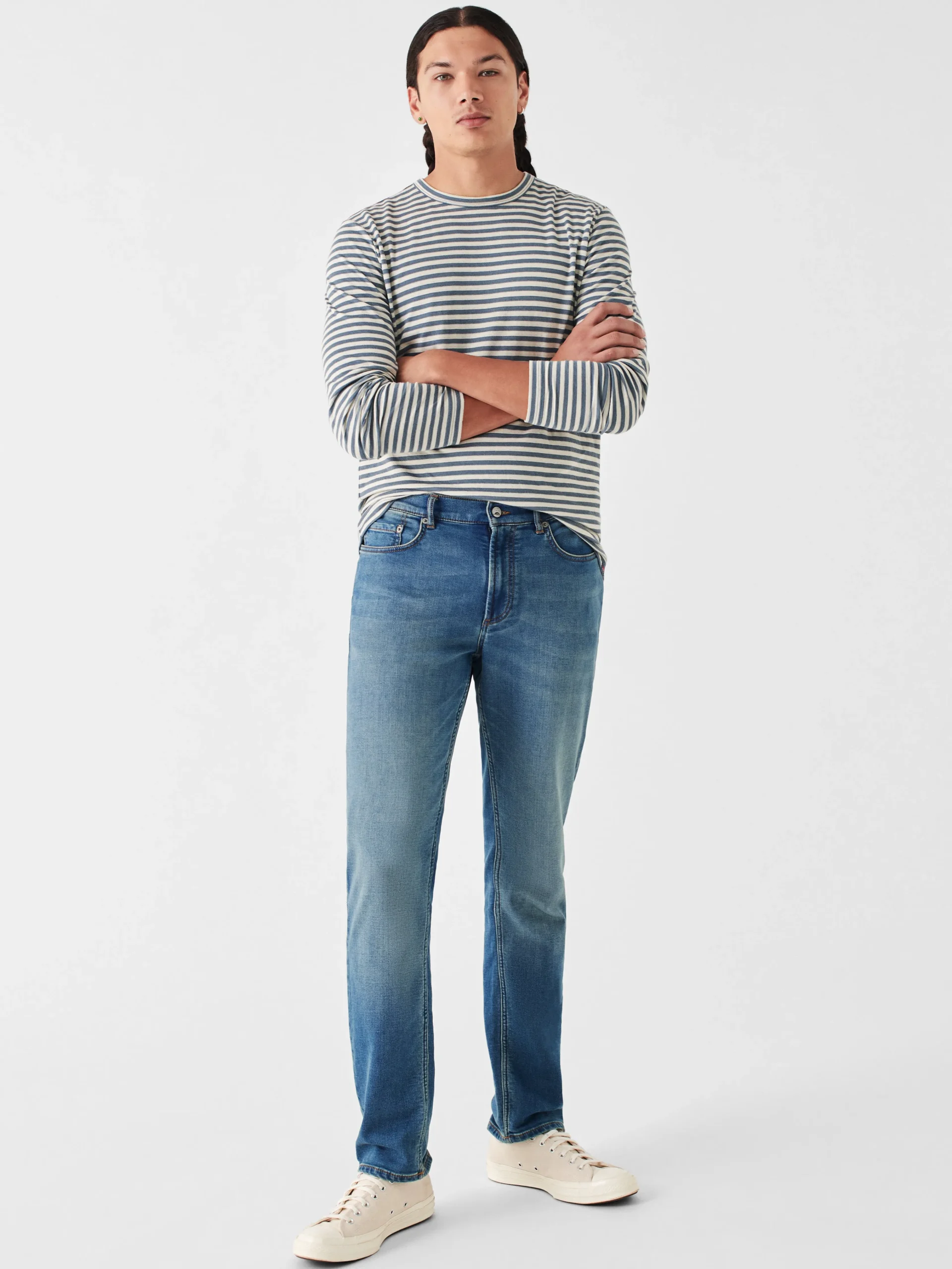 Stretch Terry Indigo 5-Pocket Pant (32" Inseam) -*Faherty Brand Discount