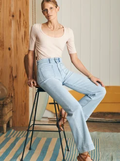 Stretch Terry Patch Pocket Pant -*Faherty Brand Best