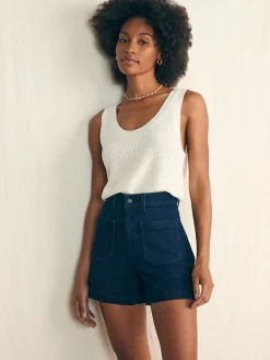 Stretch Terry Patch Pocket Short -*Faherty Brand Online