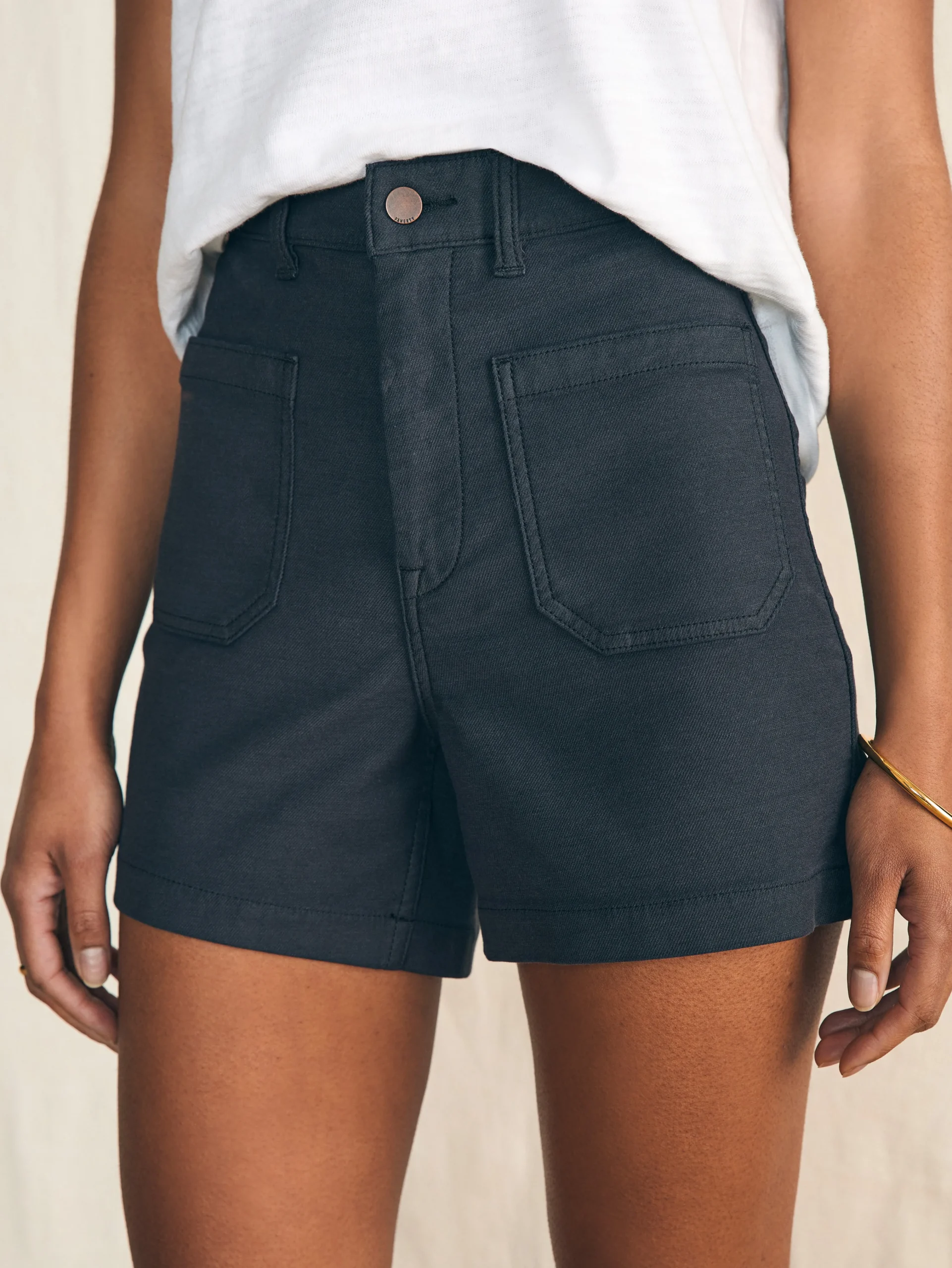 Stretch Terry Patch Pocket Short -*Faherty Brand Best