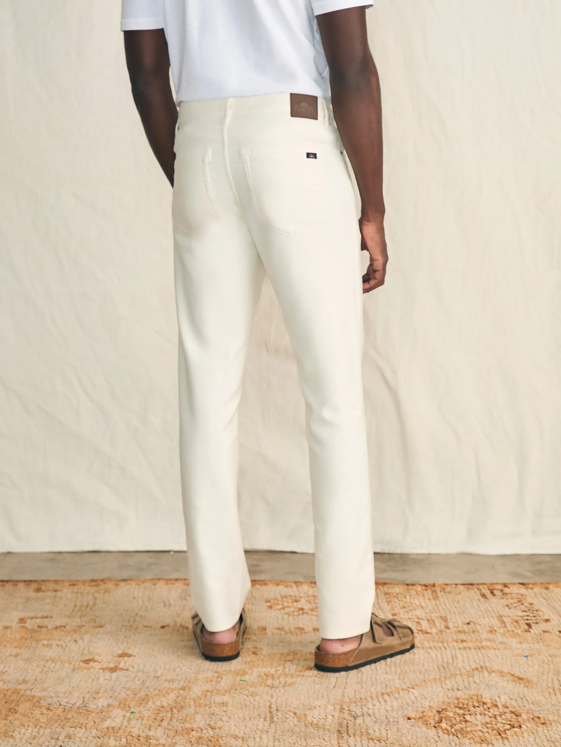 Stretch Terry 5-Pocket Athletic Fit Pant (32" Inseam) -*Faherty Brand Outlet