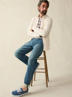 Stretch Terry 5-Pocket Athletic Fit Pant -*Faherty Brand Discount