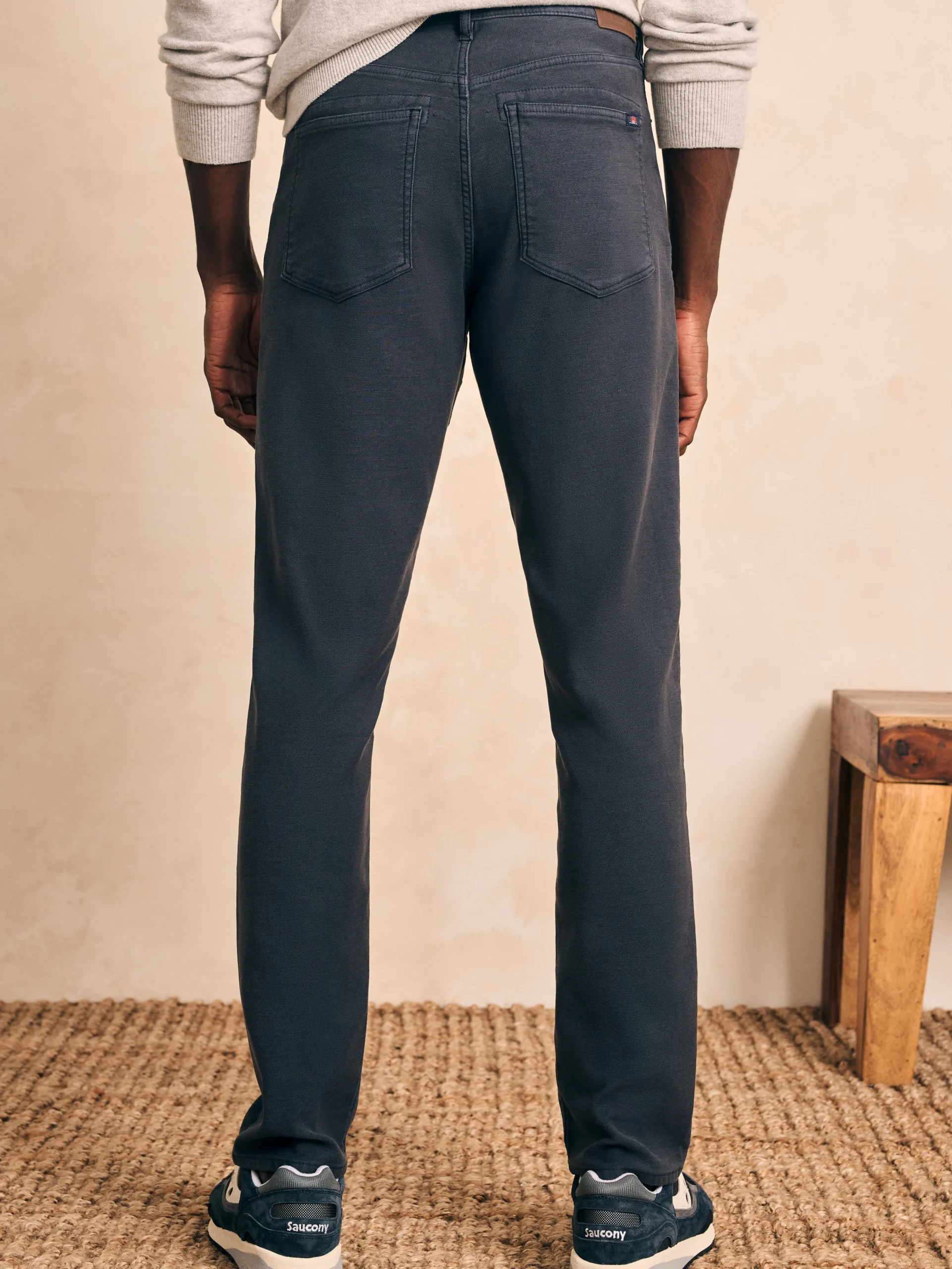 Stretch Terry 5-Pocket Athletic Fit Pant -*Faherty Brand New
