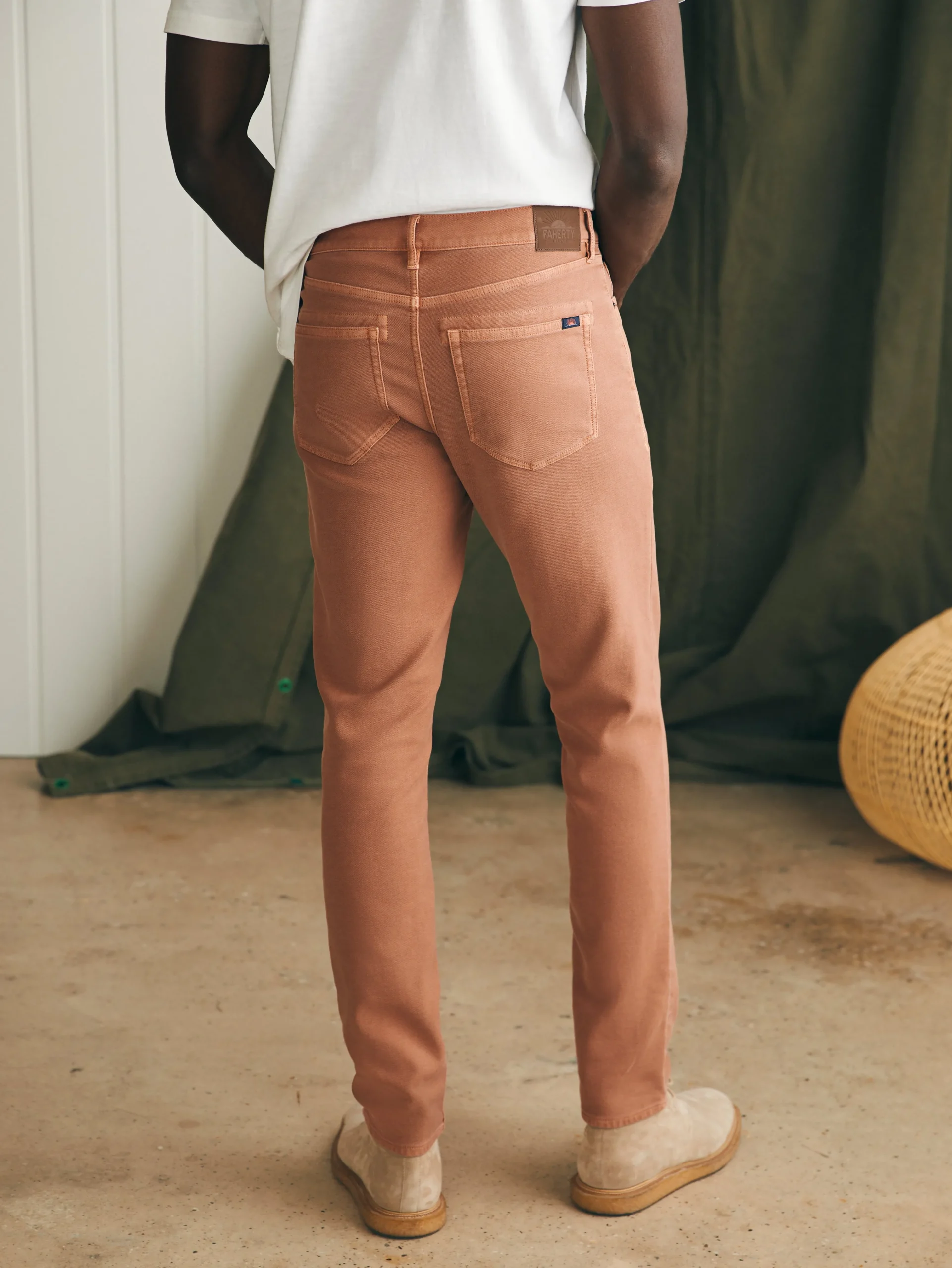 Stretch Terry 5-Pocket Pant (32" Inseam) -*Faherty Brand New