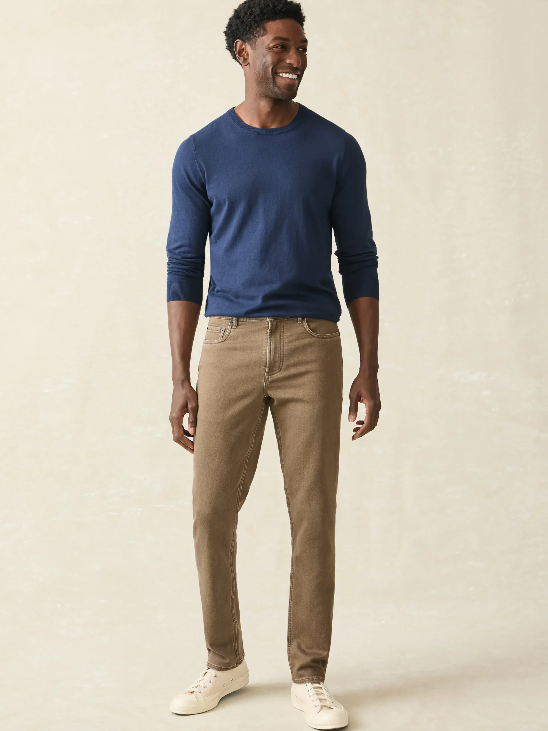 Stretch Terry 5-Pocket Pant -*Faherty Brand Clearance