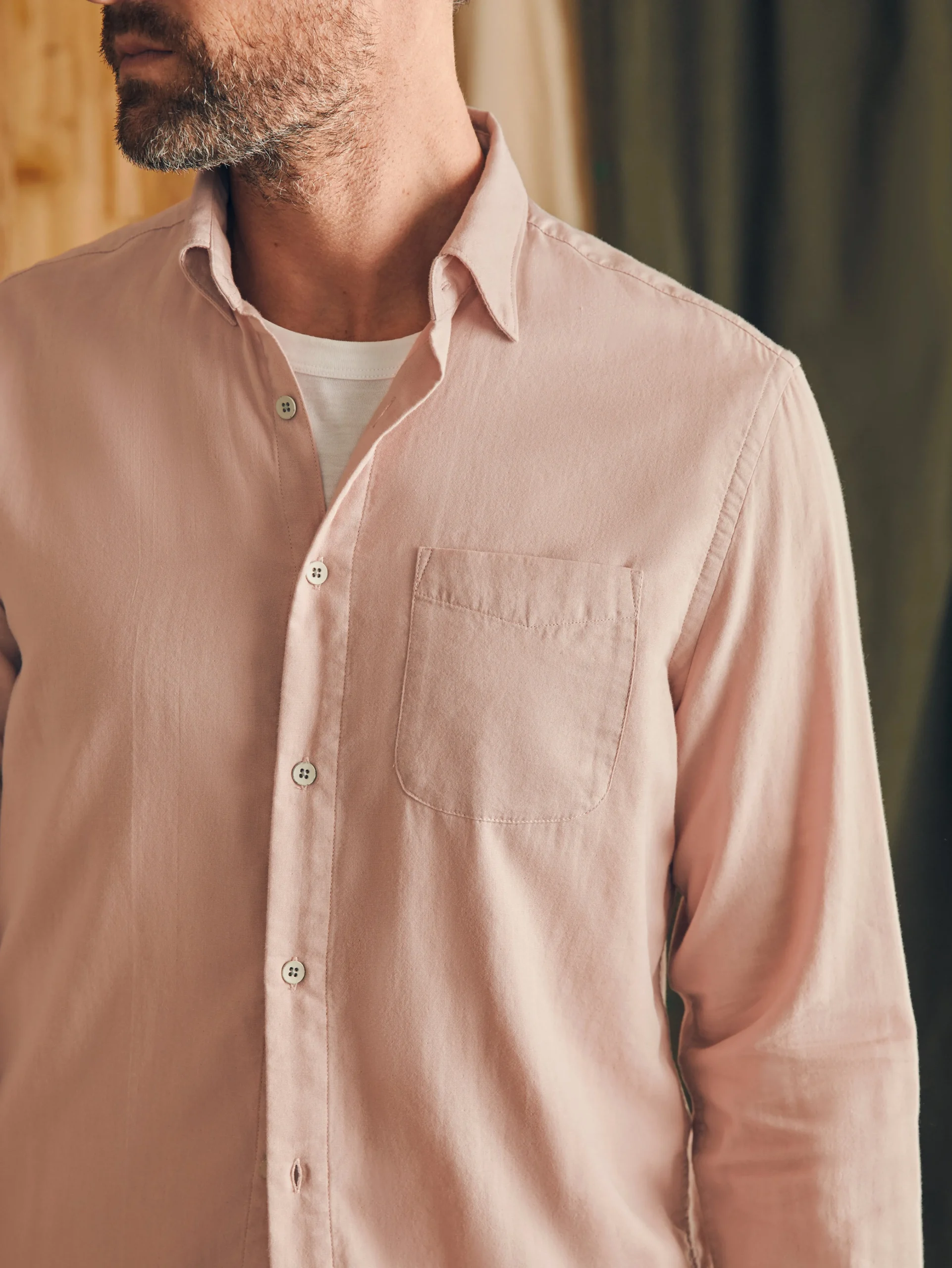 Sunwashed Chambray Shirt -*Faherty Brand Best