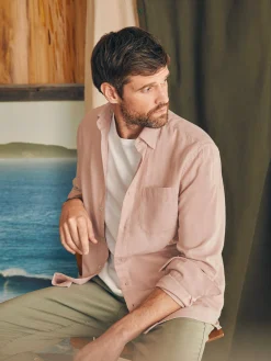 Sunwashed Chambray Shirt -*Faherty Brand Best