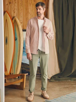 Sunwashed Chambray Shirt -*Faherty Brand Best