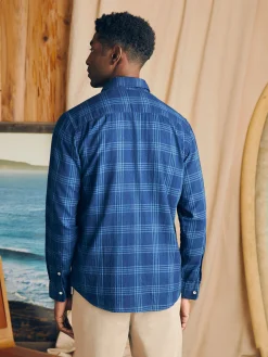 Sunwashed Chambray Shirt -*Faherty Brand