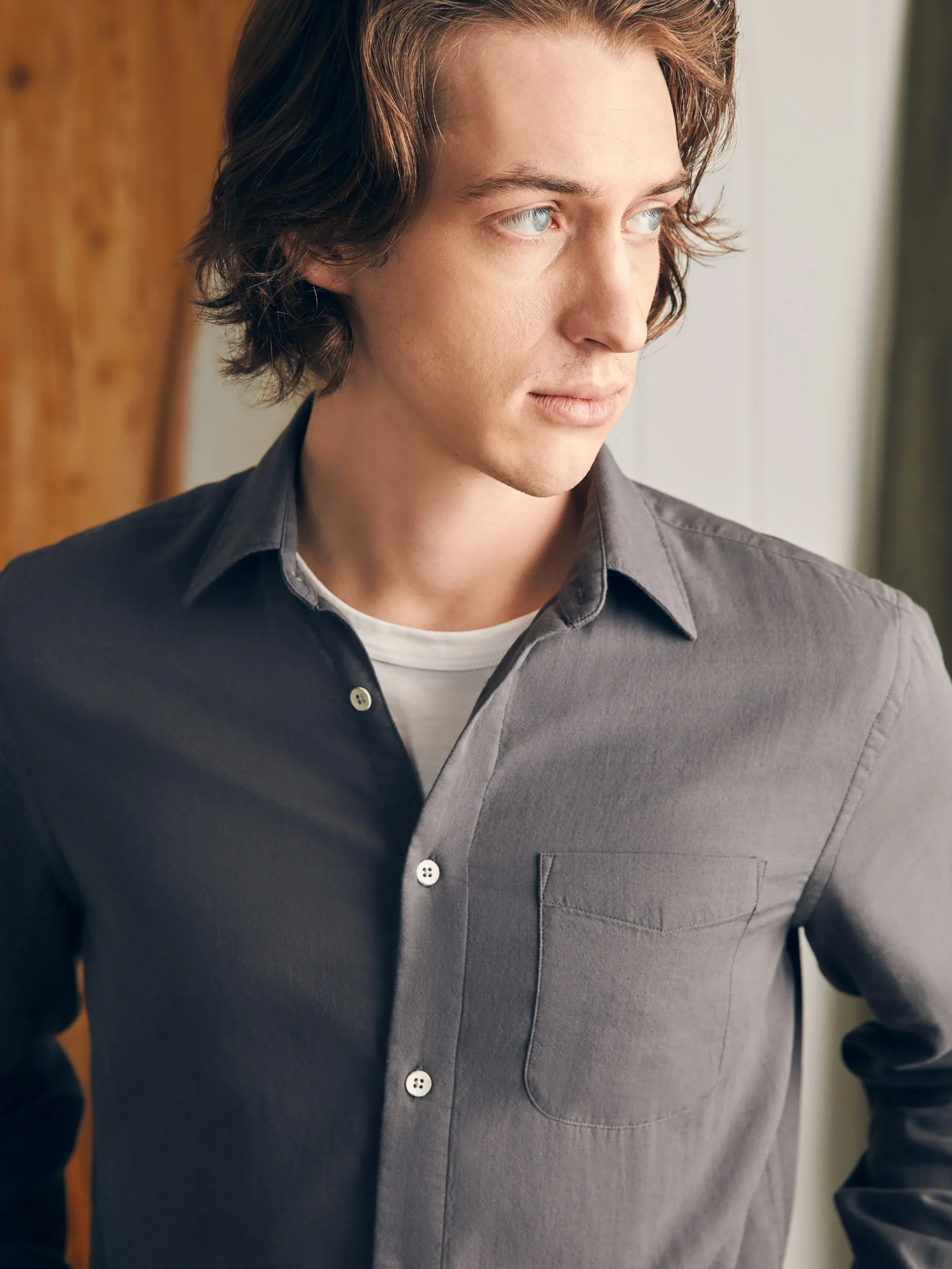 Sunwashed Chambray Shirt -*Faherty Brand Sale