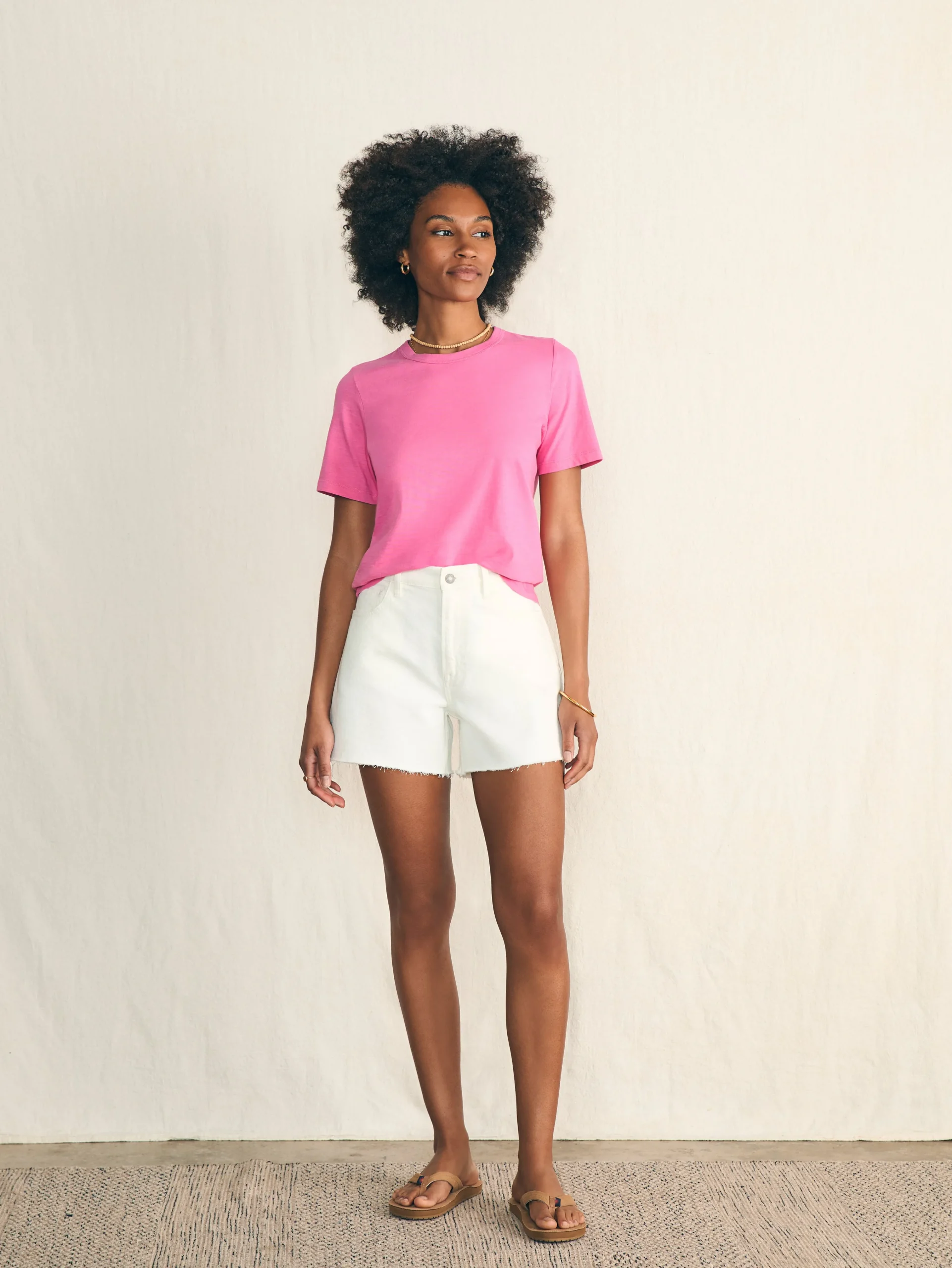 Sunwashed Crew Tee -*Faherty Brand