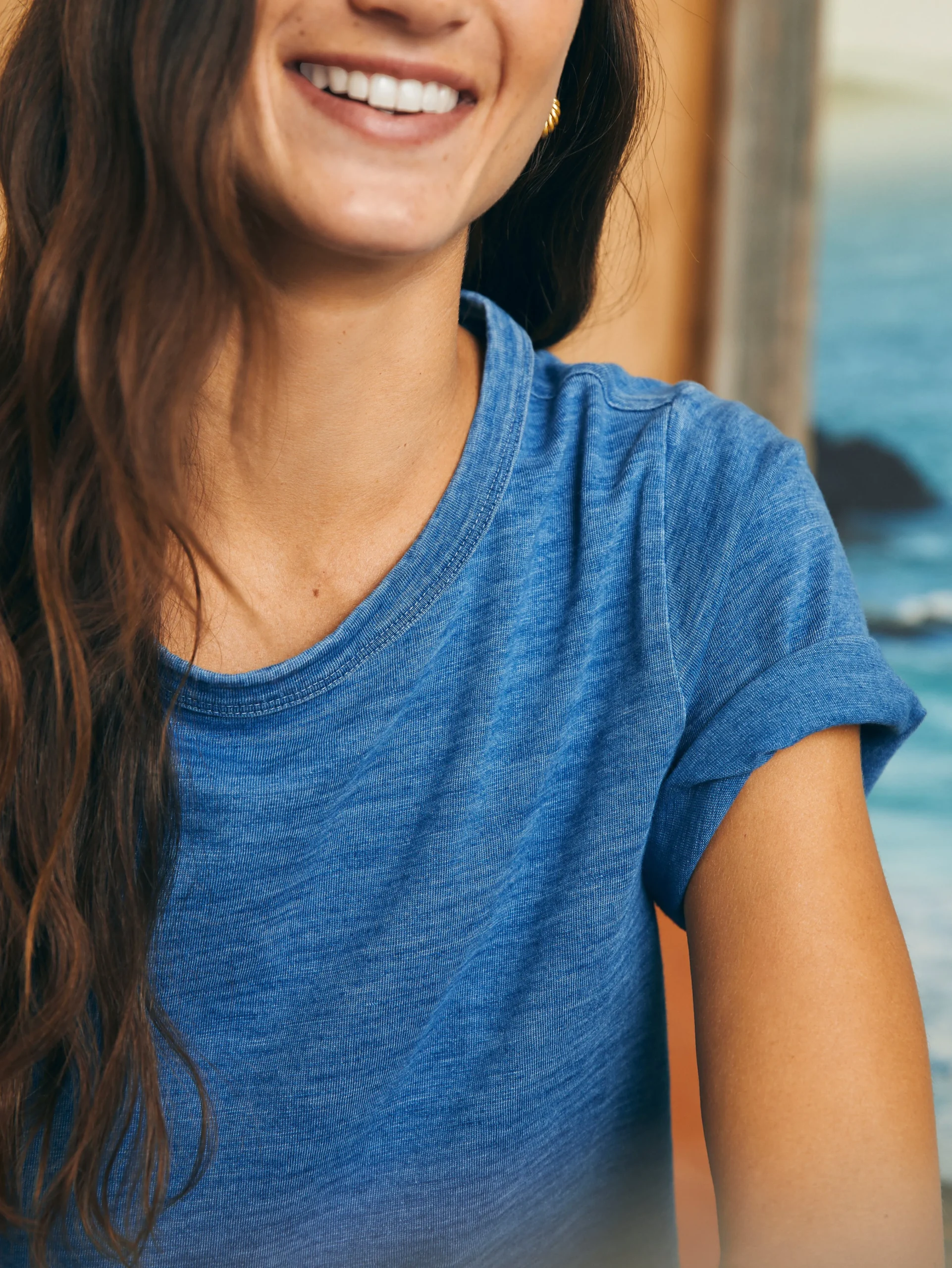 Sunwashed Crew Tee -*Faherty Brand Online
