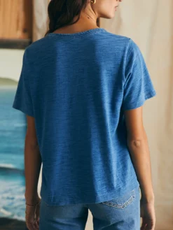 Sunwashed Crew Tee -*Faherty Brand Online