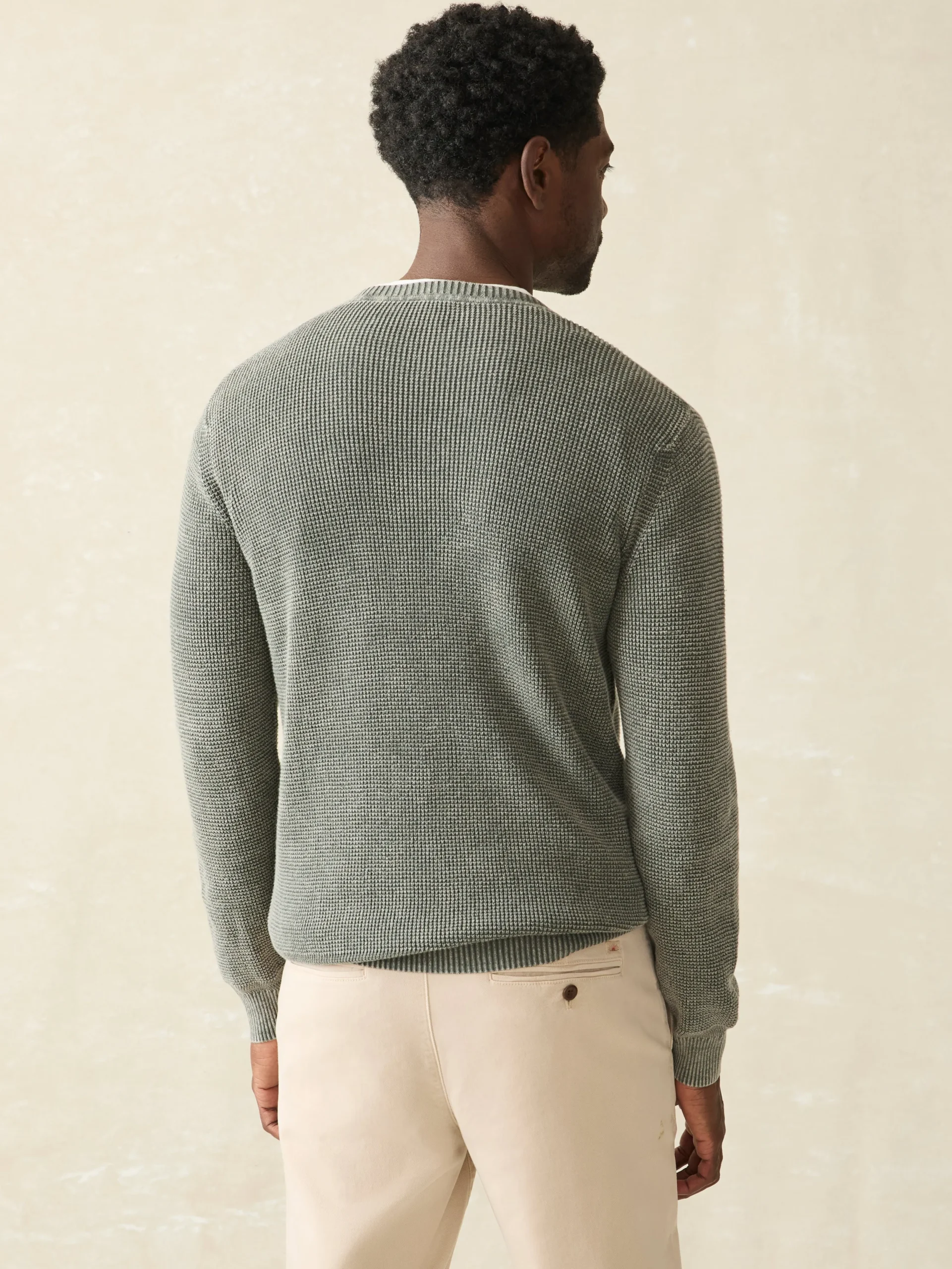 Sunwashed Crewneck Sweater (Tall) -*Faherty Brand Sale