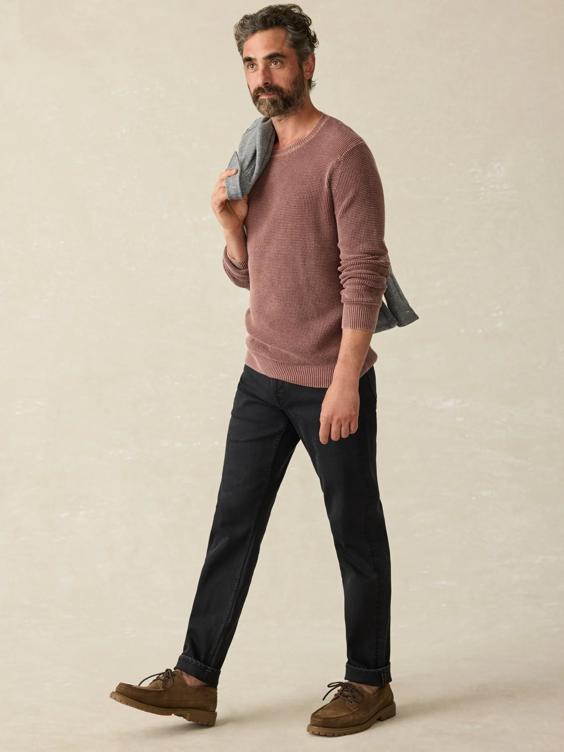 Sunwashed Crewneck Sweater (Tall) -*Faherty Brand Sale