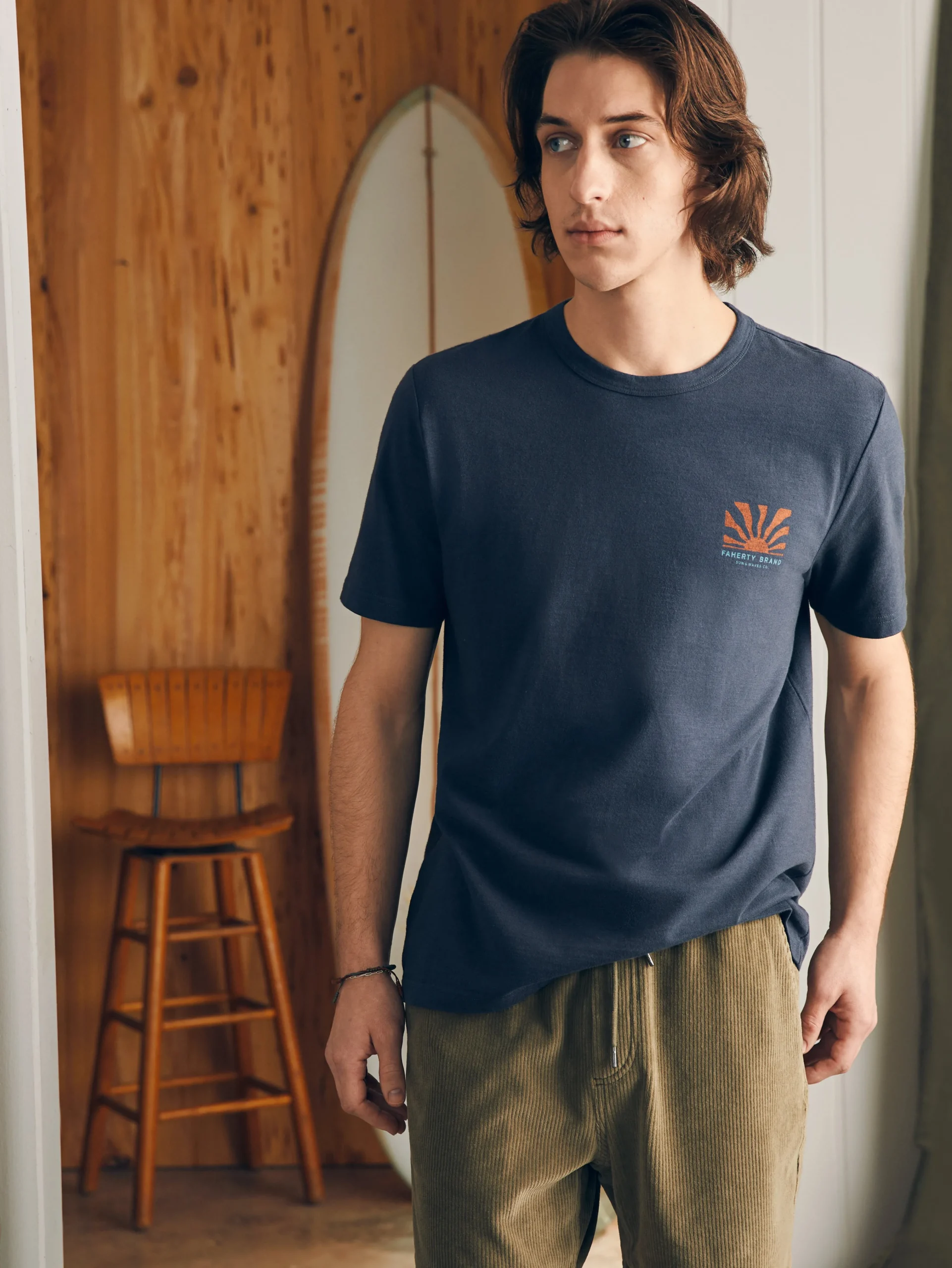 Sunwashed Graphic Tee -*Faherty Brand Outlet