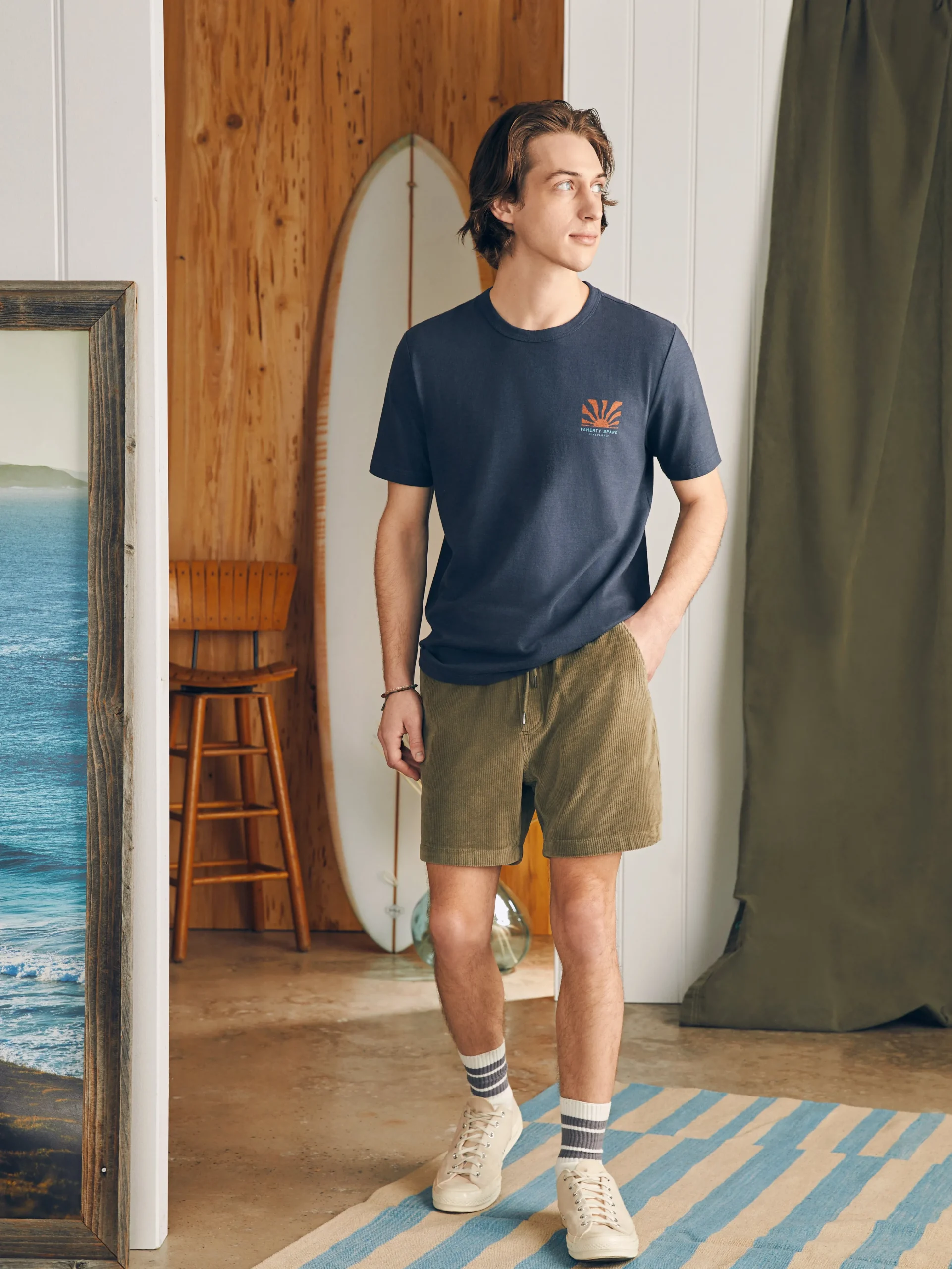 Sunwashed Graphic Tee -*Faherty Brand Outlet