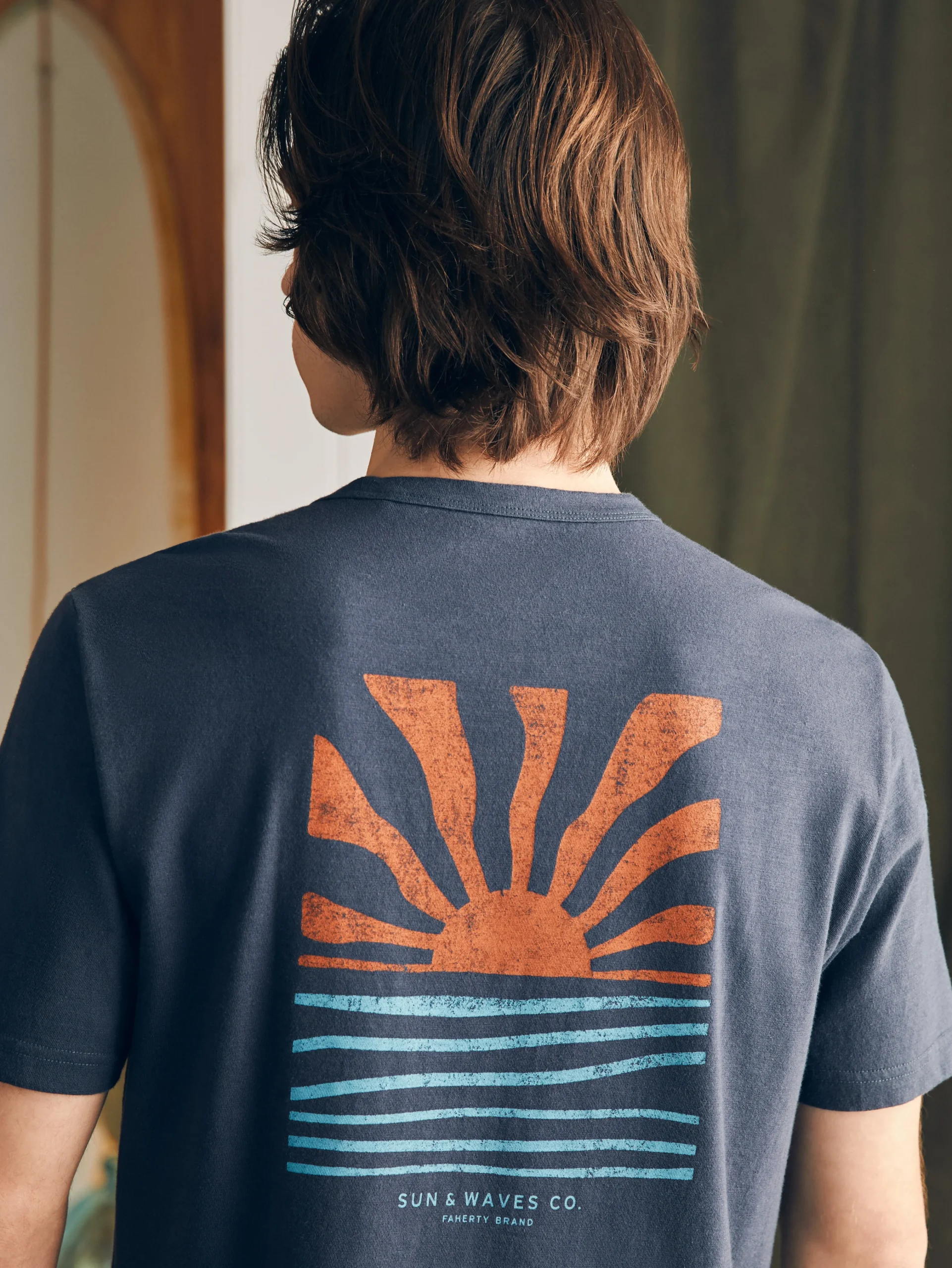 Sunwashed Graphic Tee -*Faherty Brand Outlet