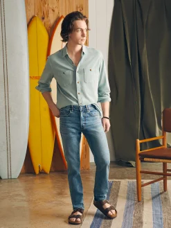 Sunwashed Knit Shirt -*Faherty Brand