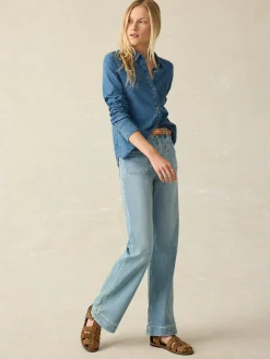 Sunwashed Knit Shirt -*Faherty Brand