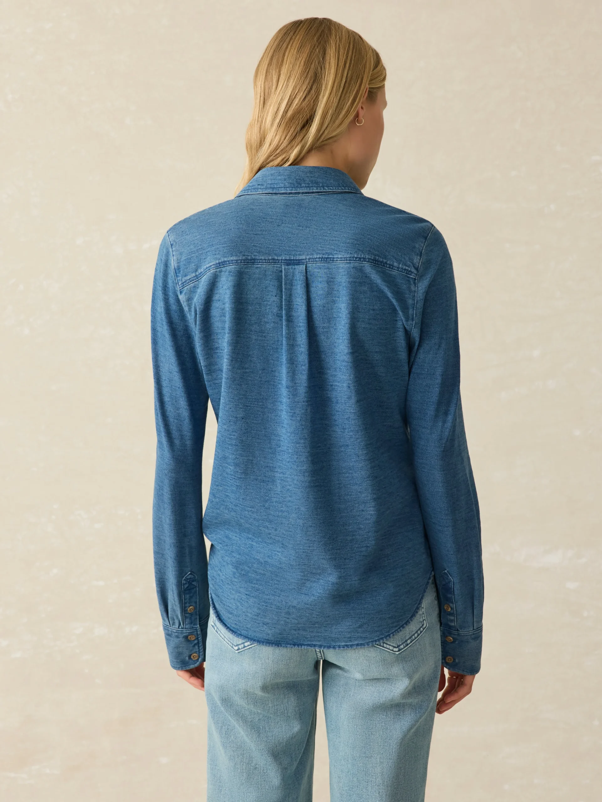 Sunwashed Knit Shirt -*Faherty Brand
