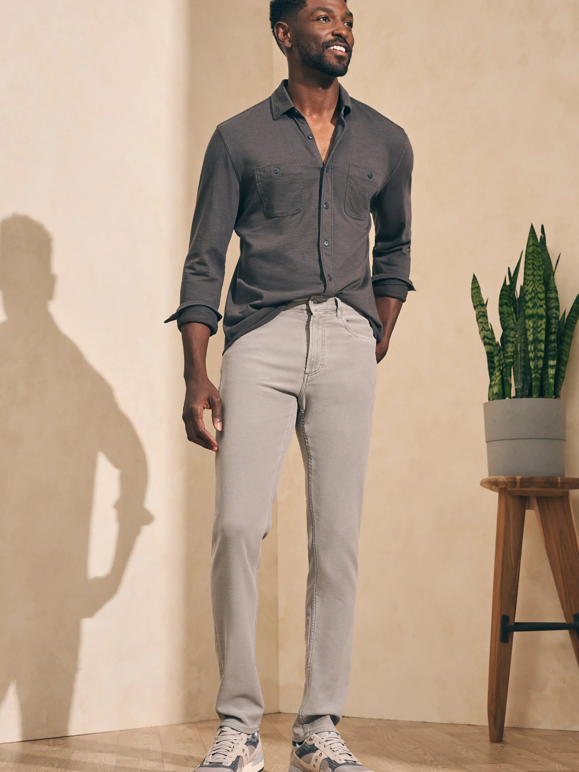 Sunwashed Knit Shirt -*Faherty Brand