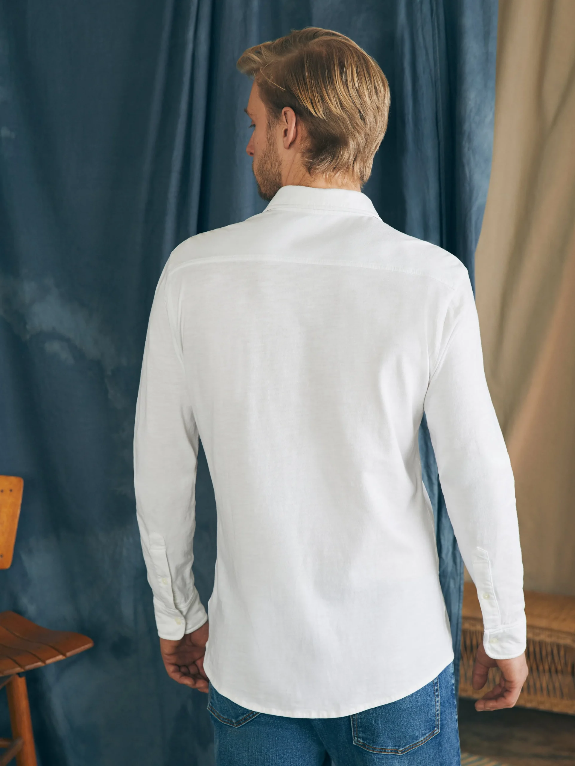 Sunwashed Knit Shirt -*Faherty Brand