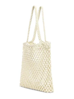 Sunwashed Macrame Tote -*Faherty Brand Online