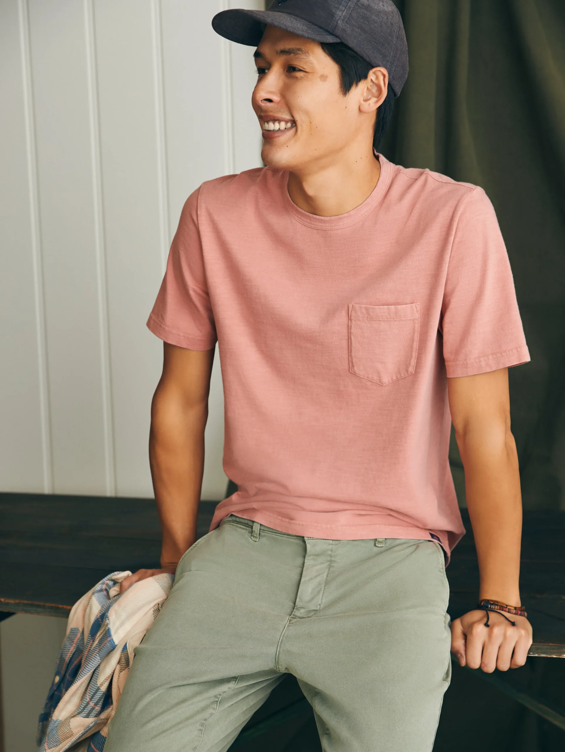 Sunwashed Pocket Tee -*Faherty Brand