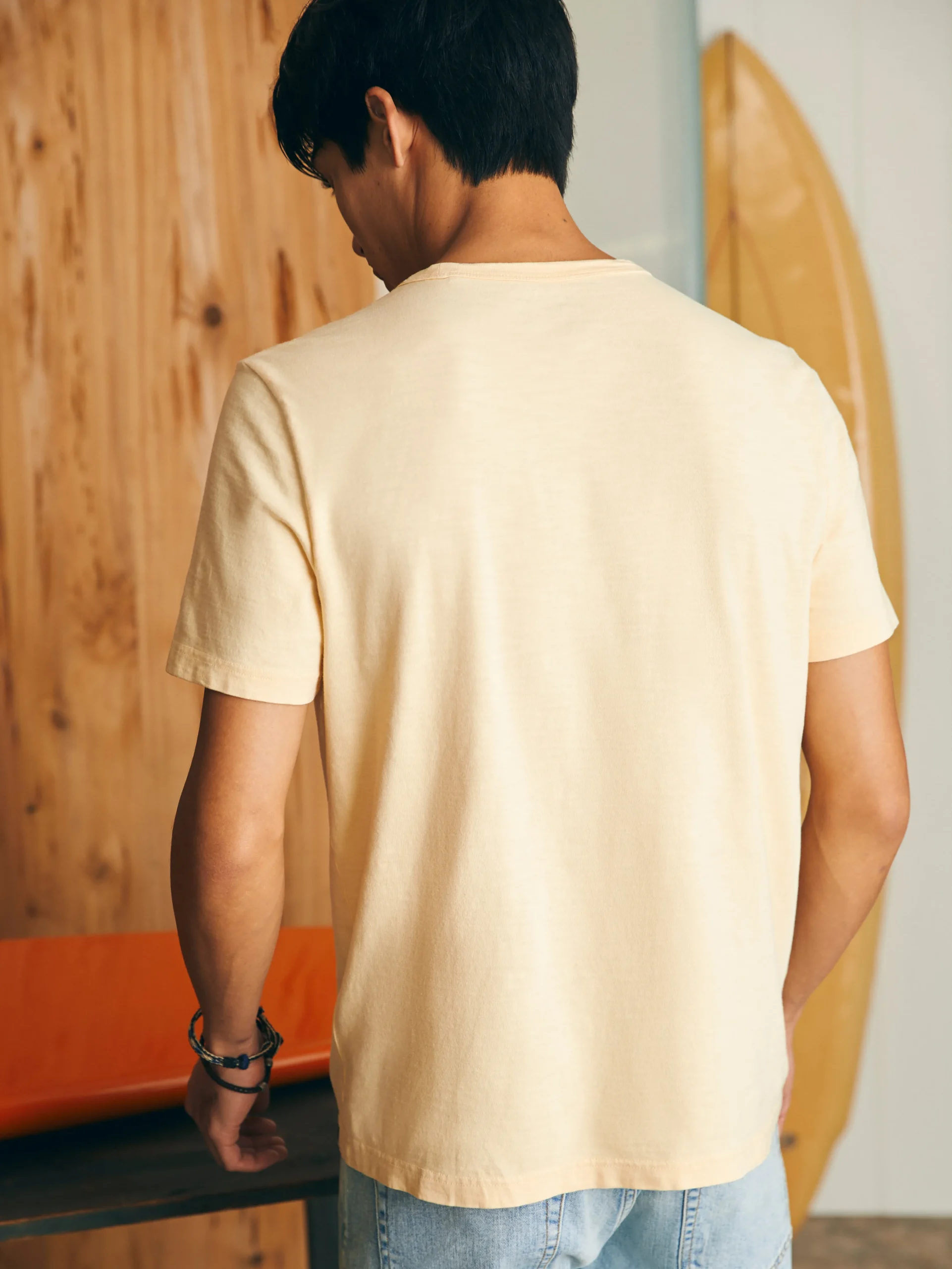 Sunwashed Pocket Tee -*Faherty Brand Best
