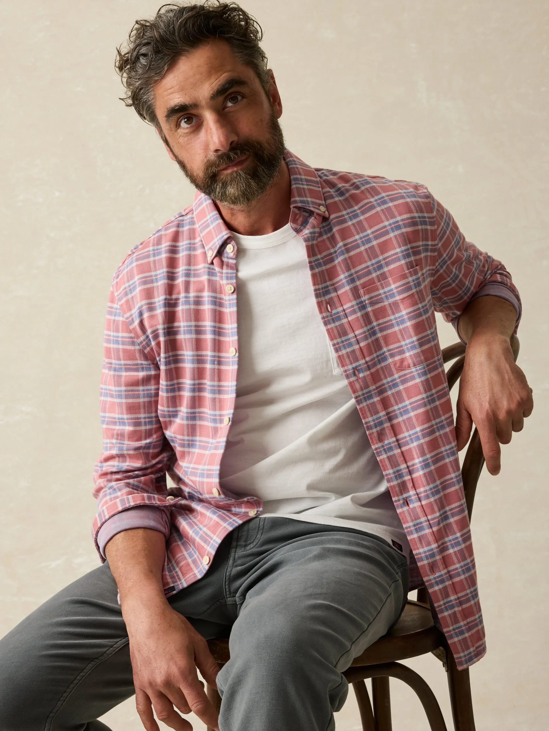Sunwashed Pocket Tee -*Faherty Brand
