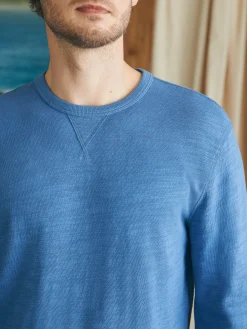 Sunwashed Slub Crew -*Faherty Brand Online