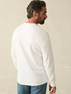 Sunwashed Slub Crew -*Faherty Brand Best